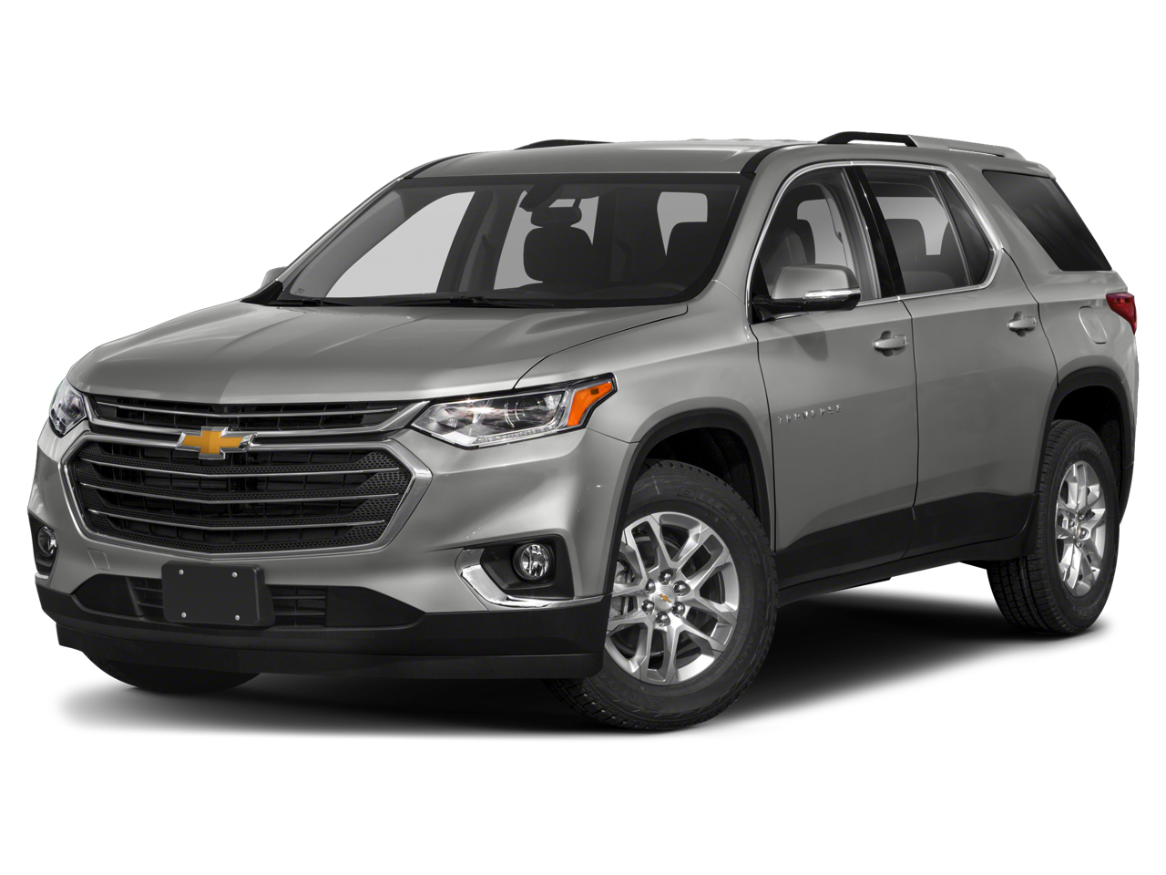 2019 Chevrolet Traverse LT Leather in Pepperdust Metallic — front three-quarter view
