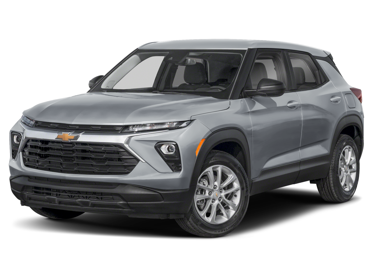 2024 Chevrolet Trailblazer LS in Sterling Gray Metallic — front three-quarter view
