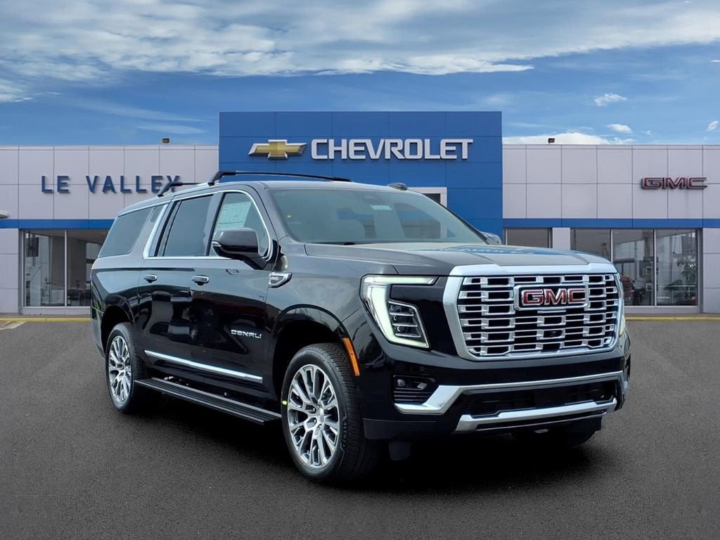 2026 GMC Yukon XL Denali in Onyx Black — front three-quarter view