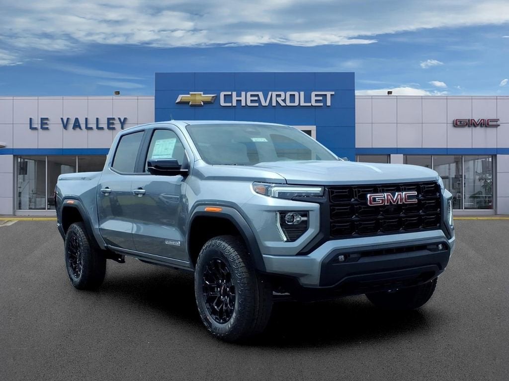 2026 GMC Canyon Elevation in Sterling Metallic — front three-quarter view